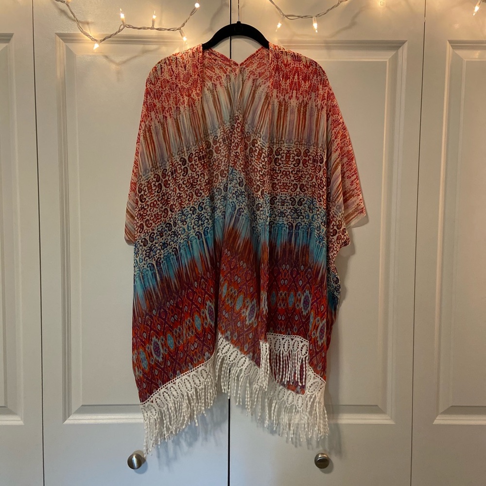 Kohl’s Boho multicolored duster